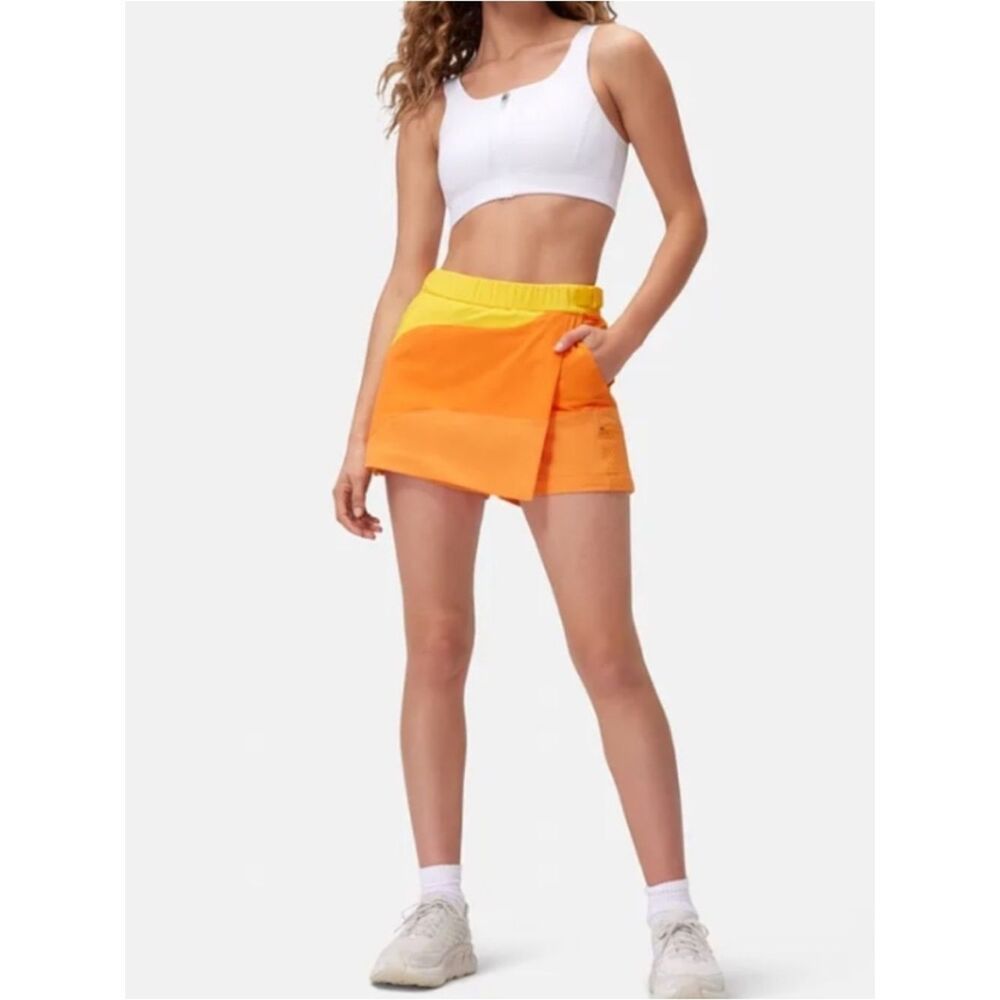 Outdoor Voices Rectrek Skort - Sunshine Yellow Orange, Size M